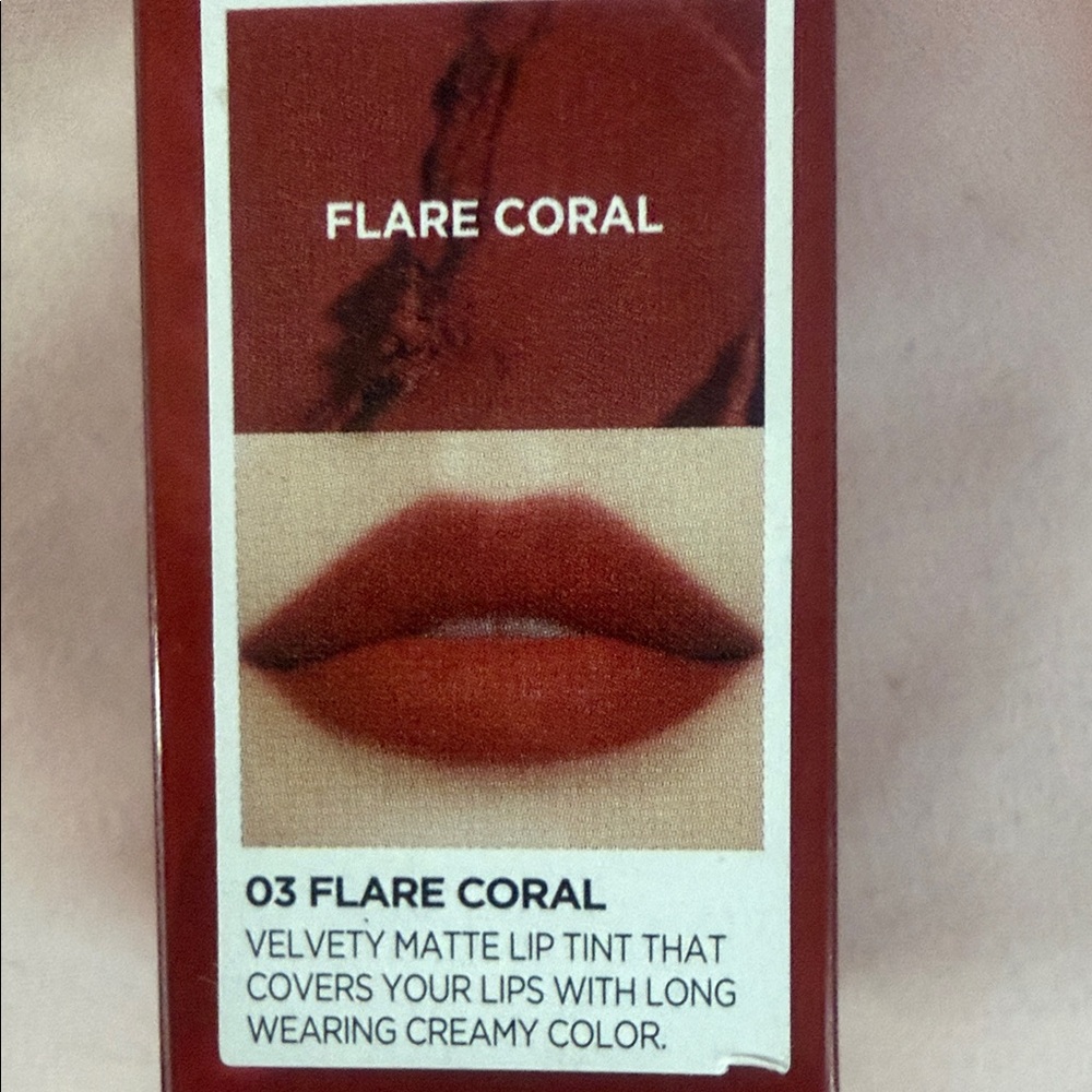 Flare Coral Velvety Matte Lipstick